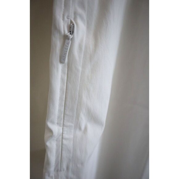 Athleta 882549-01 Women's Sz L White Oversized L/S Button-Up Poplin Top Blouse - Picture 7 of 13
